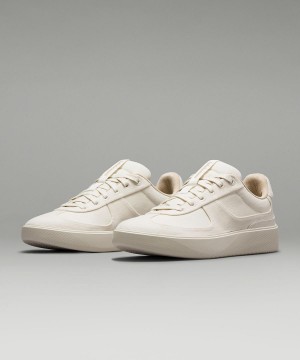 Beige White Lululemon Cityverse Canvas Sneaker Men Shoes | NZ_LuLu62605
