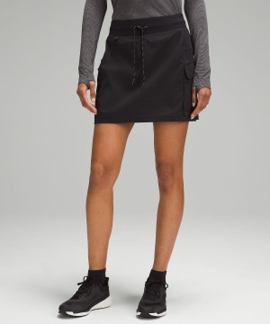 Black Lululemon Cargo High-Rise Hiking Women Skirts | NZ_LuLu92008