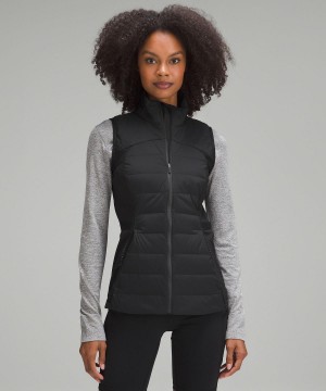 Black Lululemon Down for It All Vest Women Coats & Jackets | NZ_LuLu29762