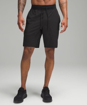 Black Lululemon T.H.E. Linerless 9" Men Shorts | NZ_LuLu68169