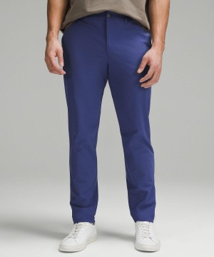 Blue Lululemon ABC Slim-Fit 37"L Men Pants | NZ_LuLu75871