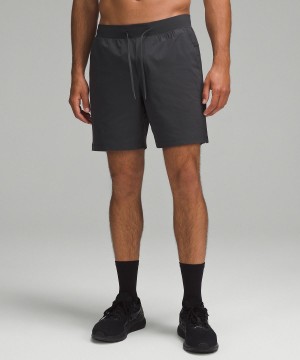 Deep Grey Lululemon Zeroed In Linerless 7" Men Shorts | NZ_LuLu91074