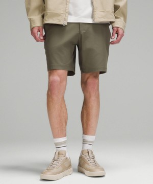 Green Lululemon ABC Classic-Fit 7" Men Shorts | NZ_LuLu98331
