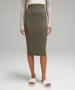 Green Lululemon Nulu Slim-Fit High-Rise Women Skirts | NZ_LuLu38169