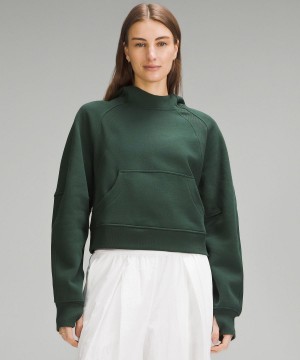 Green Lululemon Scuba Oversized Women Hoodies & Sweatshirts | NZ_LuLu91235
