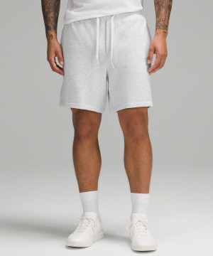 Light Grey Lululemon Steady State Relaxed-Fit 7" Men Shorts | NZ_LuLu85807