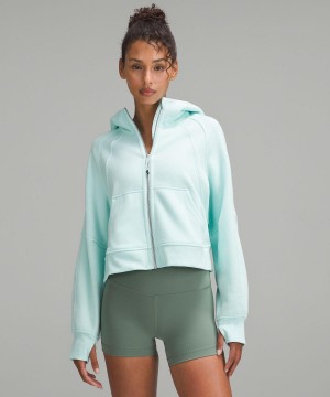 Mint Lululemon Scuba Oversized Full-Zip Women Hoodies & Sweatshirts | NZ_LuLu69619