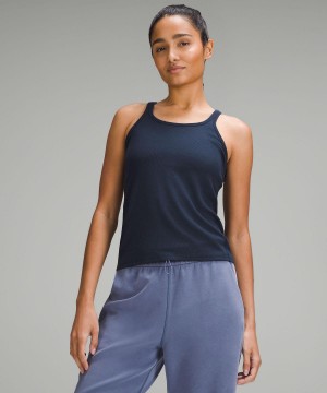 Navy Lululemon Hold Tight Thin Strap Racerback Women Tank Top | NZ_LuLu31255