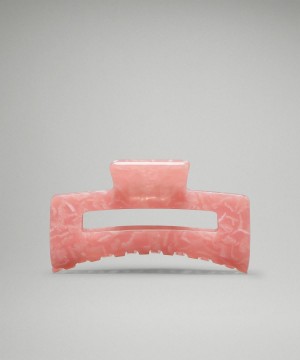 Pink Lululemon Extra Large Claw Hair Clip Women Hair Accessories | NZ_LuLu70162