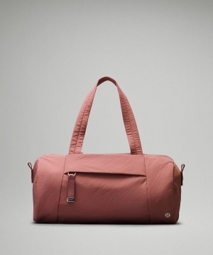 Pink Lululemon On My Level Barrel 16L Bag Duffle Bags | NZ_LuLu83181