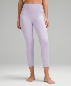 Purple Lululemon Align™ High-Rise Pant 25" Women Leggings | NZ_LuLu55077