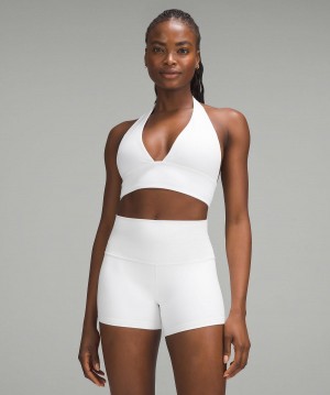 White Lululemon Align™ Halter Women Sports Bra | NZ_LuLu53833
