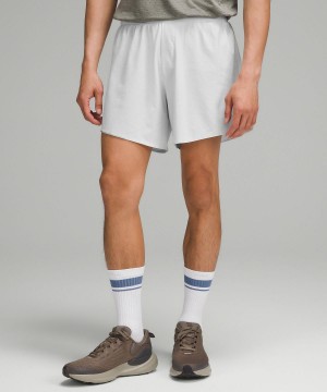 White Lululemon Fast and Free Linerless 6" Men Shorts | NZ_LuLu29495
