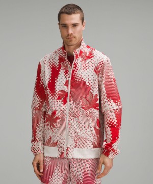 White Red Lululemon Team Canada Convertible Men Coats & Jackets | NZ_LuLu83373